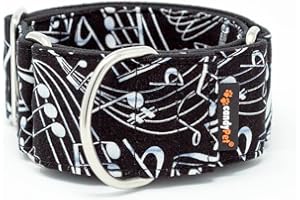 candyPet - Martingale Dog Collar, Special Width, Music