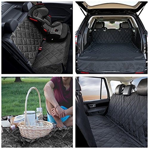 Fypo-Dog-Car-Seat-Covers-Protector-Waterproof-Fabric-Rear-Back-Seat-Boot-Liner-Mat-Machine-Washable-Durable-Soft-Padded-Blanket-Non-slip-Pet-Travel-Dog-Hammock-for-Cars-Vehicles-Trucks-SUV-Extra-Large