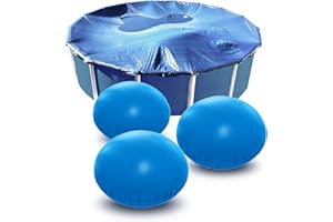 BSEICAL Coussin Piscine Hivernage Tour ∅ 4ft, Coussin Gonflable Piscine Hivernage, Ballon Hivernage Piscine Hors Sol Hiver, Flotteur Hivernage Piscine, Accessoires Spa Oreiller de Piscine (3 Pièces)