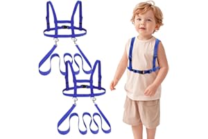 VOHESEA 2 Stück Pferdegeschirr für Kinder, Pferdeleine zum Spielen für Kinder, Rollenspiel Zubehör für Spielpferd, Skifahren Rollenspiel Zubehör für Mädchen Jungen Spielen Pferdefreunde (Blau)