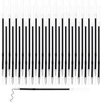 60 Stück Kugelschreiberminen Schwarz – Ersatzminen Für Einziehbare Stifte, 0,7 Mm, 107 Mm Länge | Praktisches Großpack
