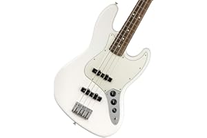 Fender Player Jazz Bass PF Polar White - E-Bass