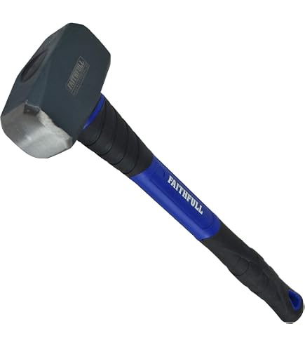 Masse Roughneck 1.8kg Avec Manche Fibre De Verre 40.6cm - Acier Forgé Traité - Pour Travaux Lourds