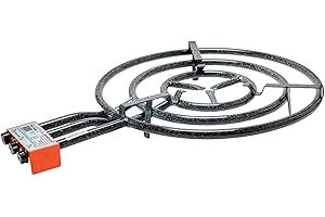 CABLEPELADO - Paellero Gas Butano – 1 Anillo Quemador | Hornillo de Cocina Exterior para Paelleras 40-55 cm | Diseño Estable y Resistente (60 CM)