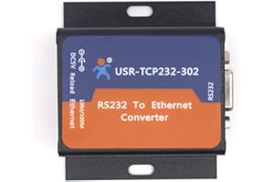 PUSR USR-TCP232-302 Tiny Size Serial RS232 to Ethernet TCP IP Server Module Ethernet Converter Support DHCP/DNS
