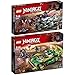 Produktbild LEGO Ninjago 2er Set 70639 70641 Straßenrennen des Schlangenjaguars + Lloyds Nachtflitzer