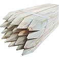 Timber Garden Fence with Fence Posts: Garden Fencing Posts – Treated Timber for Durable Fence – Posts, Fence Posts 4ft & Fence Posts Set (45mm x 45mm) (4ft x 10 Pack)