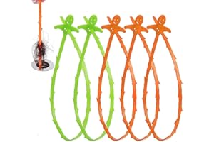 Forlivese 5 Pack 20 Inch Abflussreiniger Spirale,Ausschreibung Abflussreiniger Sticks,Wiederverwendbar Rohrreinigungsspirale
