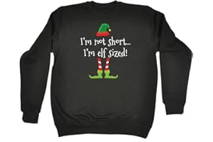 123T Funny Novelty Funny Sweatshirt - Elf Sized - Sweater Jumper