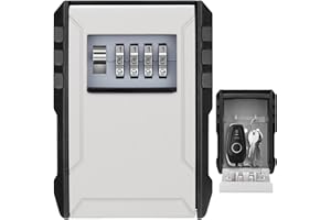 NEWIROVE Boite a Clefs Securisee Exterieur Etanche Boite à Clefs Boite à Clés Murale Grand Boite a Cle pour Les Clés, Les Cartes Maison Les écoles Le Bureaux La Garages