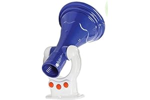 Gartenpirat Mégaphone Bleu Plastique amplificateur Voix 3 bruits différents