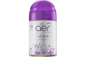 Godrej aer Matic Refill - Automatic Room Fresheners | Violet Valley Bloom | 2200 Sprays Guaranteed | Lasts up to 60 days (225