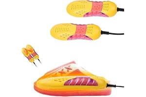 GHEART Asciuga Scarpe, Scalda Scarpe, Asciuga Stivali, Scalda e asciuga Scarpe, Asciuga Scarpe Elettrico, Portatile Dispositivo Deodorante Scarpa Rimuovere l'umidità Dispositivo Asciugatrice