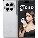 Tecno CAMON 30 5G (Uyuni Tuz Beyazı, 12GB+512GB) | 100MP OIS Kamera + 50MP Otomatik Odaklama &Ouml;z&ccedil;ekim | 6,8 in&ccedil; LTPS AMOLED Ek