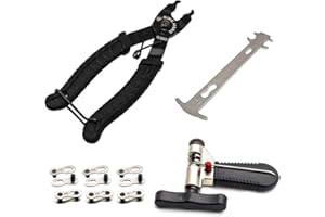 Lncboc Ensemble d'outils de réparation de chaîne de vélo Lncboc, pince de liaison de vélo, outil de diviseur de chaîne, vérificateur de chaîne, garantie de 1 an