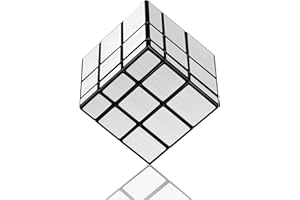Maomaoyu Mirror Cube 3x3 3x3x3 Miroir Magique Speed Magic Cube Puzzle Ultra Rapide (Argenté)