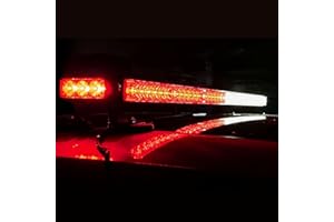 Evershine Signal ES-318 Barre lumineuse stroboscopique avec LED sur quatre côtés en forme de scarabée