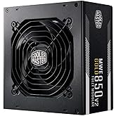 Cooler Master MWE 850 Gold V2 Fully Modular PSU (UK Plug) - 80 PLUS Gold 850W Power Supply Unit, Flat Black Cabling, 120mm HD