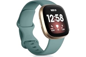 Oielai Cinturino Compatibile con Versa 4/Fitbit Versa 3/Fitbit Sense 2/Fitbit Sense, Cinturini di Ricambio in Silicone Sport Compatibile con Versa 3/Versa 4/Sense/Sense 2
