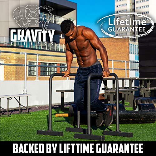 Ganga Gravity Fitness XL Pro Parallettes 2.0 - Nuevas manijas de 38 mm
- Barras de inmersión para calistenia, crossfit, uso doméstico y
comercial Descuento