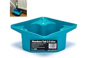 The Ultimate Plumb Tub 2.0 XL High Capacity Plumbers Tub - Essential Plumbing Tools for Radiator Draining & More. Designed & Patented by Heatlab UK We Create Innovative Plumbers Tools