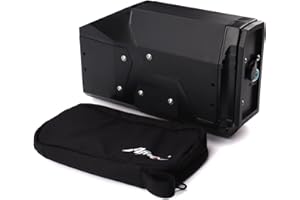 AFNCX Scatola Portautensili in Acciaio Nero Impermeabile 4,2 Litri Adatto per R1250GS R1200GS LC/ADV F850GS F750GS