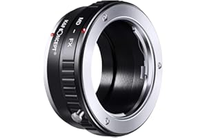 K&F Concept-Manuale Adattatore di Montaggio Lente :Compatibile con Lente Minolta Rokkor (SR/MD/MC) a Corpo Fotocamera Fujifilm X