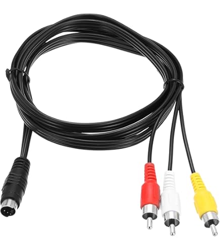Cavo Adattatore 4 Pin S-Video A 3 RCA Femmina - Per TV E Computer Portatile - 6