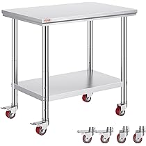 Tavolo Professionale In Acciaio Inox 200x60x95h - Con Alzatina, Per Cucine E Ristoranti, Resistente E Igienico - Foto 5