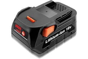 ADVNOVO 5000mAh Li-ion 18V Batería Recambio para AEG 18V Bateria L1820R L1820S L1825R L1830R L1840R L1850R Recambio para Ridgid 18V Batería R840083