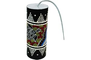 GURU SHOP Musikinstrument av trä, musik slagverk rytm ljudinstrument, handgjord – åskväder, åska 2, 20 x 8 cm