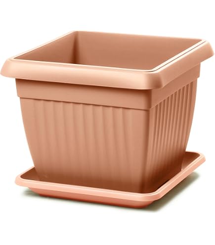 HAY Vaso e sottovaso Flowerpot, M, grigio | Finnish Design Shop