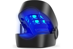 Dispositivo Láser Hongos Uñas, HOTERB Dispositivo de Limpieza de Hongos en Uñas Portátil Recargable 7 Minutos al Día Reduce Uñas Dañadas y Descoloridas para Uñas y Pies Sin Más Vergüenza