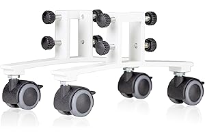 Piedini con rotelle Könighaus - 2 piedini in metallo con rotelle per riscaldatori a infrarossi Könighaus serie P