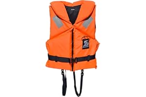 Secumar - Chaleco Salvavidas para Niños, Naranja, Unisex, Clip, Ergonómico