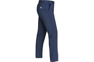 Harry Hall Men's Golf Trousers - Slim Fit, Grip Waistband, Stretch & Breathable Fabric - Quick Dry, Water Resistant Finish