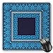 Produktbild BGLKCS Greek Key Mauspads,Grecian Meandros Pattern with Intricate Lines Floral Figures in Blue Shades,Standard Size Rectangle Non-Slip Rubber Mousepad,Blue Dark Blue