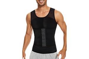 SLIMBELLE Débardeur de Compression Homme Maillot de Corps Gaine Ventre Plat Homme T Shirt Gainant Minceur sous-vêtements Sport Body Shaper