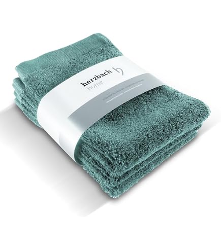 Julie Julsen Set 2 Teli Doccia 70x140 Cm - 100% Cotone 500g/m² - Morbidi E Assorbenti - Colore Noce - Öko Tex