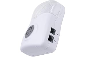 VOCA Telephone Ringer Amplifier, Boost up to 120db with LED Light Notification for Landline Phones, Wall Mountable, Ideal for Noisy and Hearing-Impaired Environments (RA02)