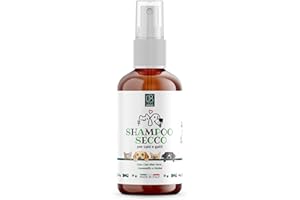 DBLabo - Shampoo Secco per Cani e Gatti Spray con Clorexidina - Adatto a tutte le razze ed età - Asciugatura rapida e senza risciacquo - Rende il pelo pulito, soffice e profumato - 100ml Made in Italy
