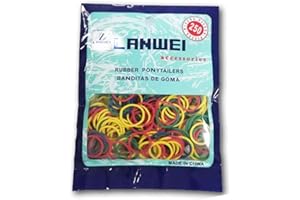 ORGUJD CARD DRAGON Bandes de Caoutchouc Bandes de Tressage de Cheveux Souples Élastique ，Convenable Tissage Enfant Queue de Cheval Madame Style de Cheveux，Haute élasticité Matériel sain