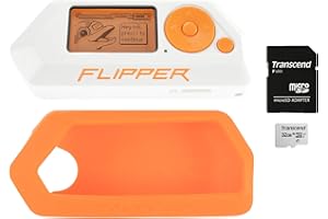 BARIUM ELECTRONICS Flipper Zero Basic Kit — Flipper Zero | Étui en Silicone | Carte Micro SD 32 Go | Adaptateur MicroSD vers SD