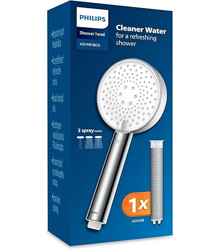 Philips Douchekop vervangingsfilter 1 pak Wit, AWP105/10