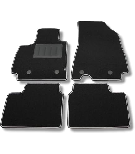 Tapis De Sol Sur Mesure Pour Renault Arkana 2020+ - Noir Velours Antidérapant 4 Pièces
