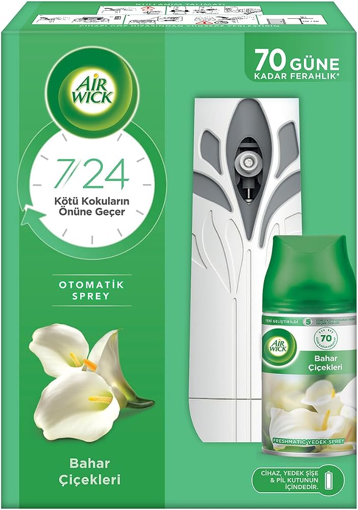 Air Wick Freshmatic Otomatik Sprey & Bahar Çiçekleri Yedek Sprey Oda Kokusu Kiti