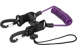 SUNGOOYUE Lanyard, Arrow Storage Case Dykkameratillbehör, Spolad TPU-tråd, Lätt och Säker för Undervattensfotografering och Dykutrustning