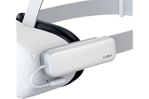 AUBIKA Batería para Meta/Oculus Quest 2, Batería Portátil de 4000 mAh Compatible con la Correa Elite, Accesorios para Oculus Quest 2, Autonomía Prolongada de 2 Horas