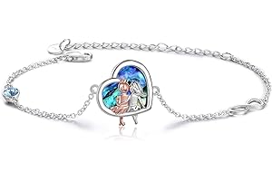 VONALA 925 Sterling Silber Schwester Fußkettchen, unendlichkeitszeichen Schmuck Freundschaft Geschenke für Damen Mädchen