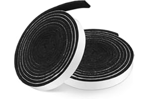 VYZUTR Guarnizione termica per forni e stufe, Guarnizione forno, autoadesiva, lunghezza 2 metri, spessore 3 mm, per affumicatori e barbecue, resistente al calore, per la finestrella del forno